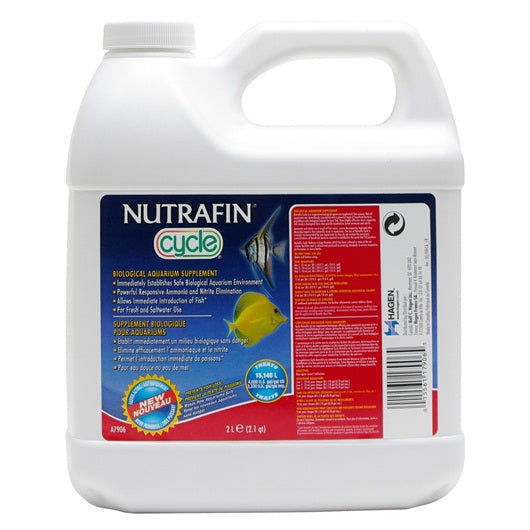 Nutrafin Cycle - Supplément biologique pour aquarium (30ml - 2L)