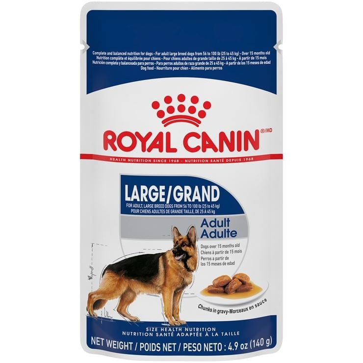 Royal Canin Large Adult Pouch Dog Food