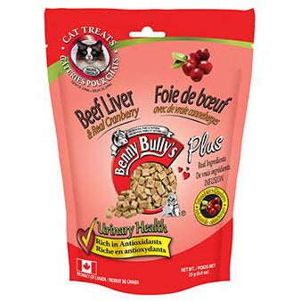 Benny Bully&#39;s Plus Beef Liver and Real Cranberry Cat Treats