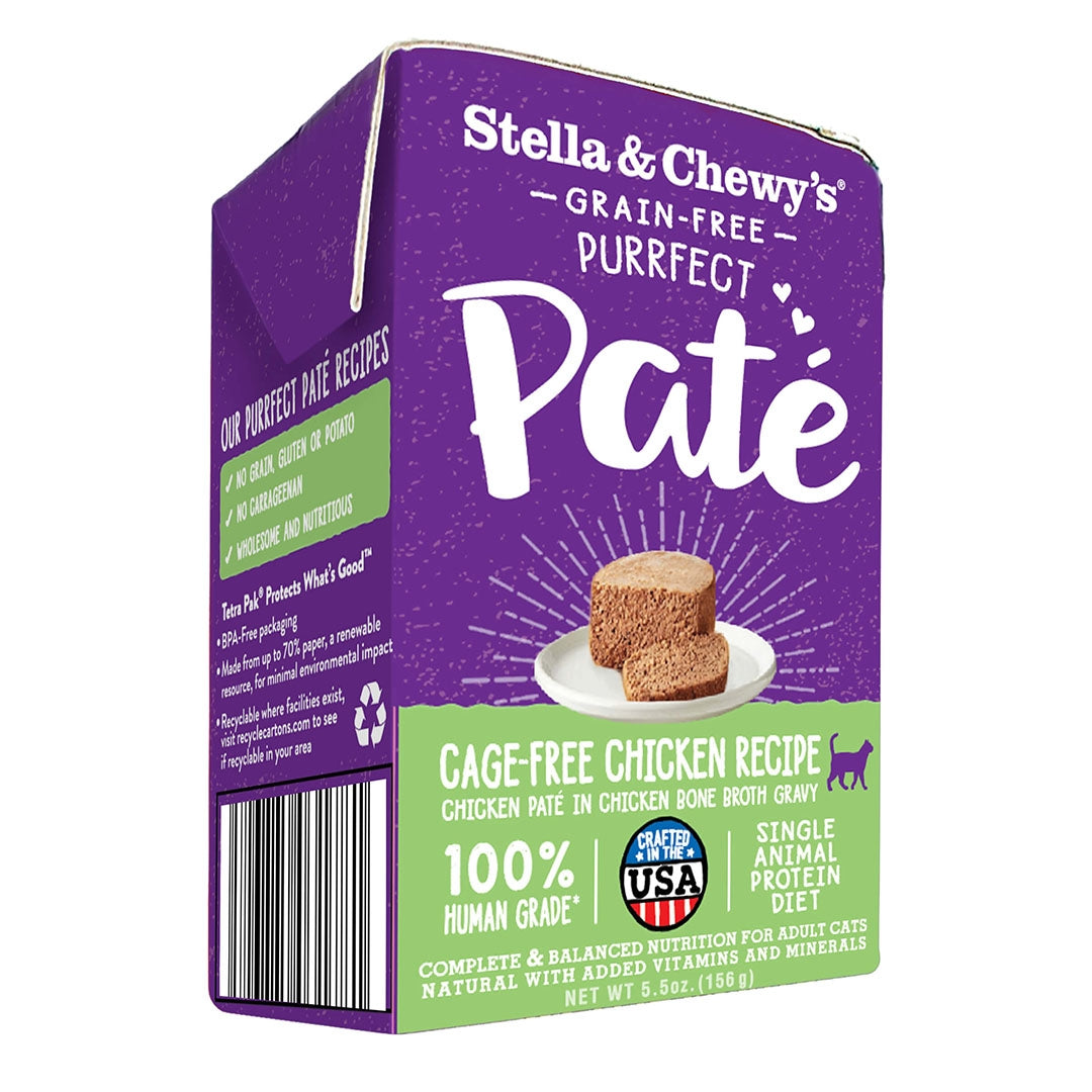 Stella &amp; Chewy&#39;s - Poulet sans cage Purrfect Paté - Nourriture humide pour chat