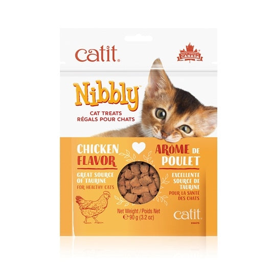 Gâteries pour chats Catit Nibbly - Saveur de poulet - 90 g (3,2 oz)