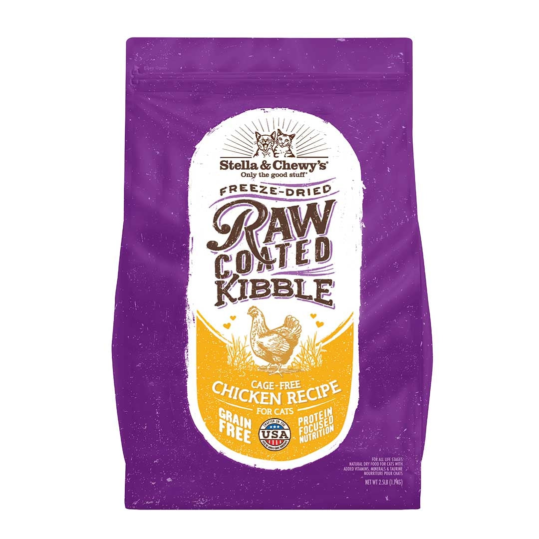 Stella &amp; Chewy&#39;s - Raw Coated Kibble Cage-Free Chicken Cat Food (5lb)