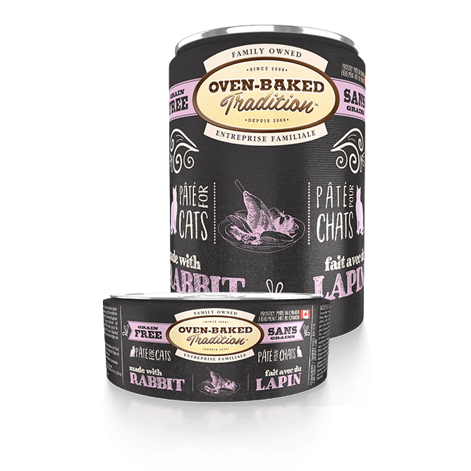 Oven Baked Tradition Rabbit Pâté Canned Cat Food (5.5oz)