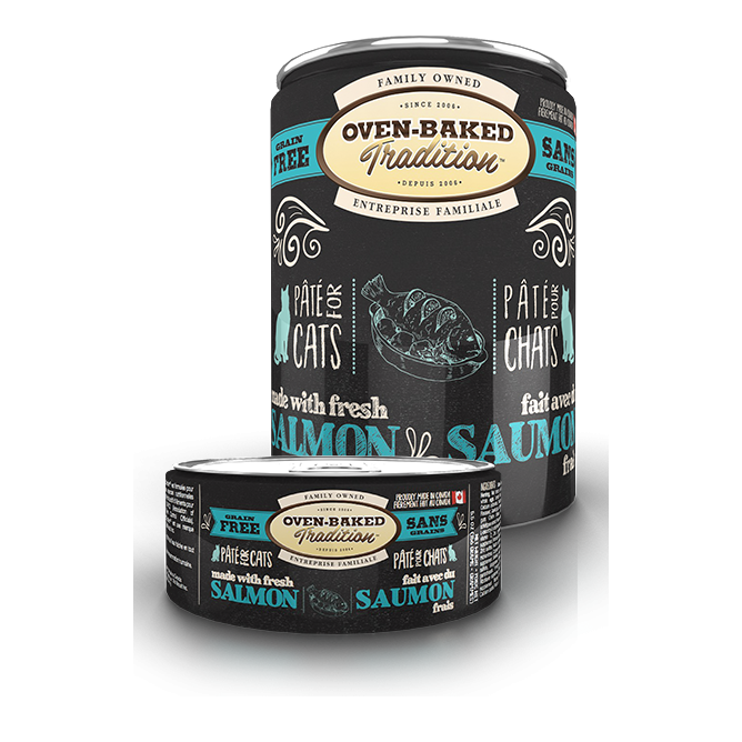 Oven Baked Tradition - Salmon Pâté - Canned food for Cats (5.5oz)