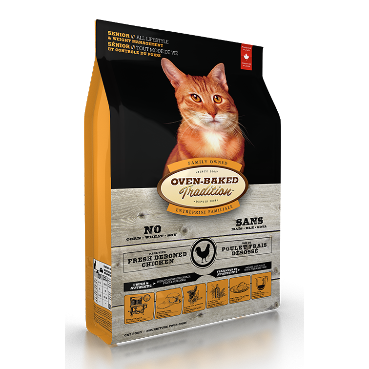 Oven Baked Tradition Senior Chicken Cat Food