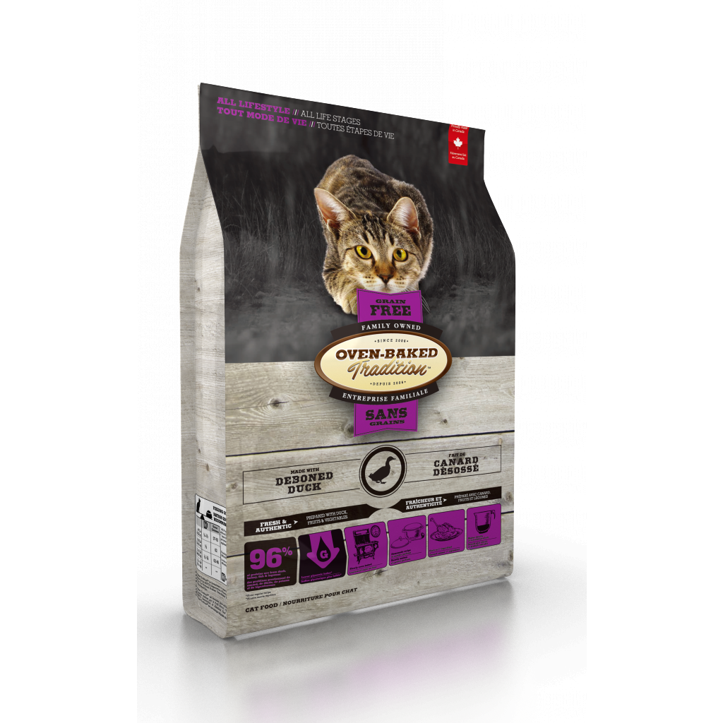 Oven Baked Tradition Grain-Free Duck - Cat Food