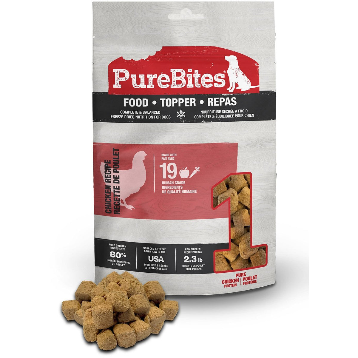 PureBites Chicken Recipe Dog Food Topper 283g