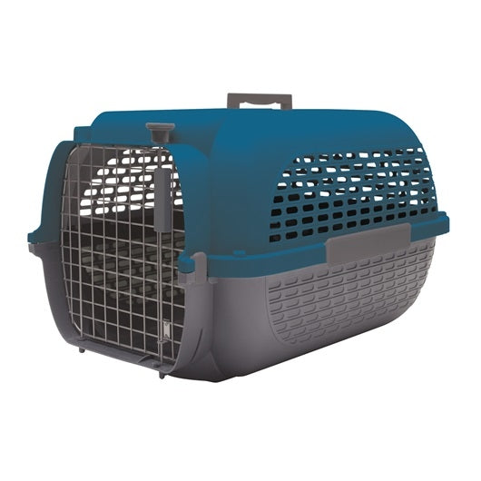 Dogit Voyageur Dog Carrier - Dark Blue/Charcoal - Medium (22 in x 14.8 in x 12 in)