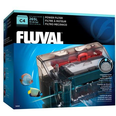 Filtre à moteur Fluval C4, 265 L (70 gal US)