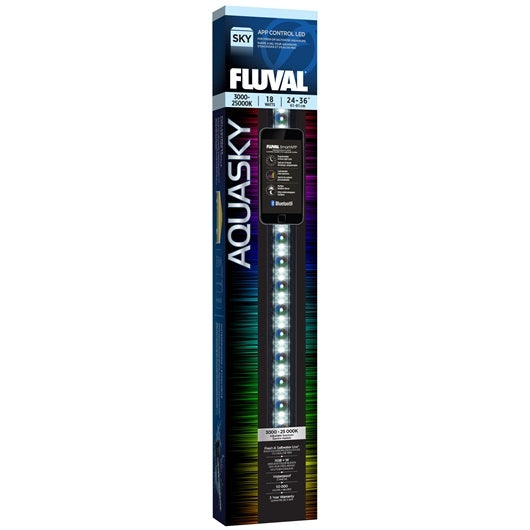 Fluval Aquasky LED avec Bluetooth - 18 W - 61-91 cm (24-36 pouces)