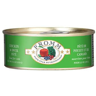 Fromm Four-Star Duck &amp; Chicken Pate Canned Entrée Cat Food