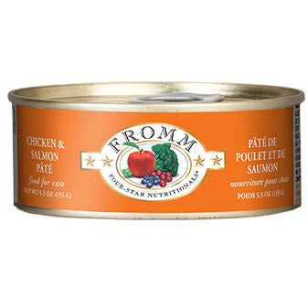 Fromm Four-Star Chicken &amp; Salmon Pate Canned Entrée Cat Food