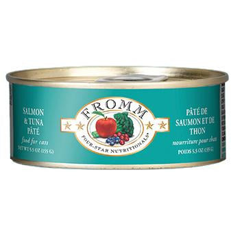 Fromm Four-Star Salmon &amp; Tuna Pate Canned Entrée Cat Food