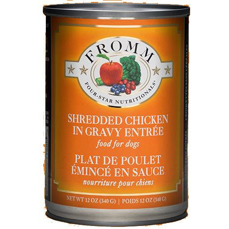 Fromm Four-Star - Plat de poulet émincé - Nourriture en conserve pour chiens (340g)