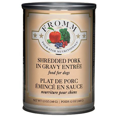 Fromm Four-Star - Shredded Pork Entrée - Canned Dog Food (340g)