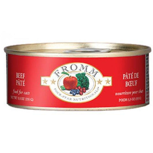 Fromm Four-Star Beef Pate Canned Entrée Cat Food