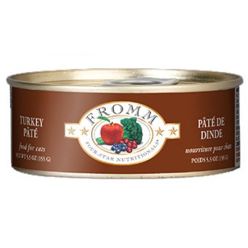 Fromm Four-Star Turkey Pate Canned Entrée Cat Food