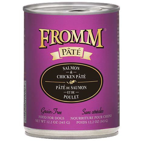 Fromm Pâté / Gold - Saumon et poulet - Nourriture en conserve pour chiens (345g)