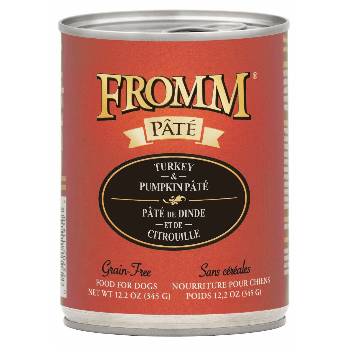 Fromm Pâté / Gold - Turkey &amp; Pumpkin - Canned Dog Food (345g)