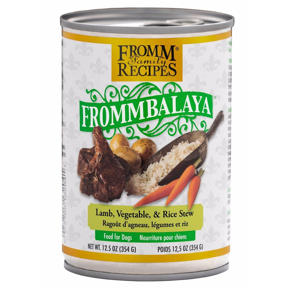 Fromm Family Recipes - Frommbalaya Lamb, Vegetable, &amp; Rice Stew - Canned Dog Food (354g)