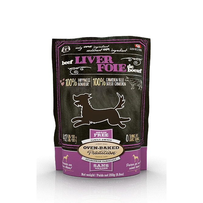 Oven Baked Tradition - All Natural Grain-free Beef Liver Treats (250g)