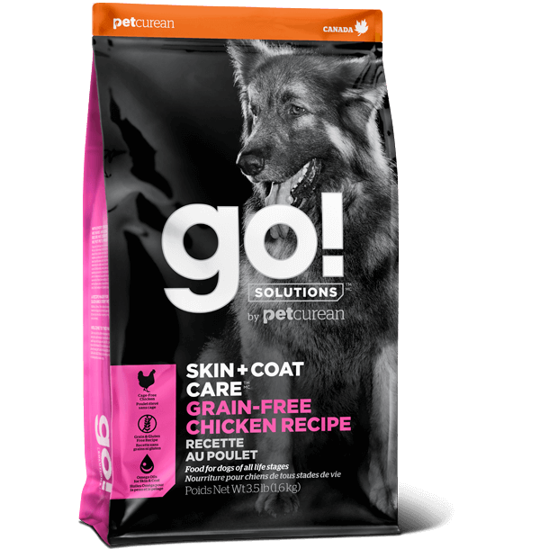 Go! Solutions Skin + Coat Care - Poulet - Nourriture pour chiens (3.5lb, 25lb)