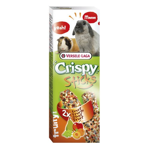 Versele Laga Crispy Sticks pour lapins et cochons d&#39;Inde aux fruits