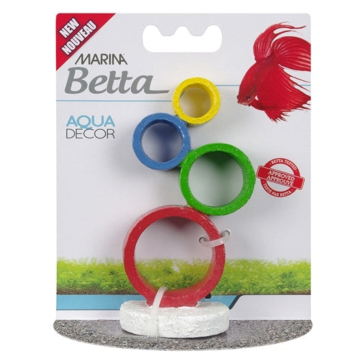 Marina Betta Aqua Decor Ornament - Circus Rings