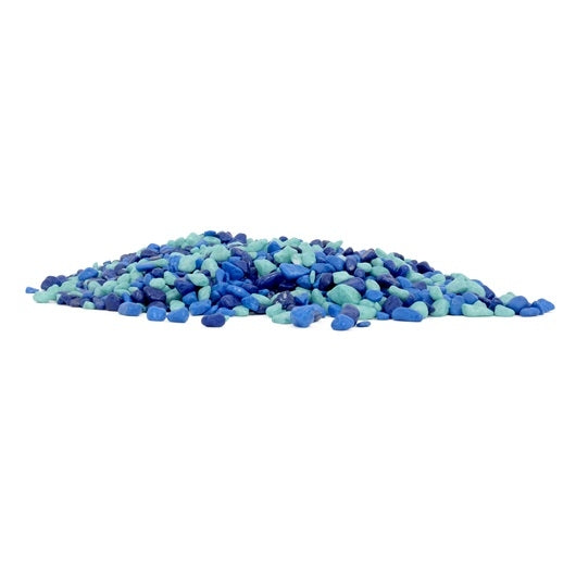 Gravier Marina Betta - Bleu tricolore - 500 g (1,1 lb)