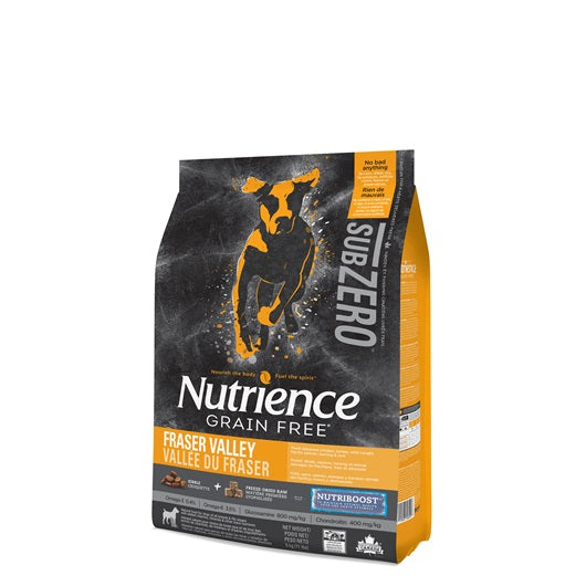 Nutrience Grain Free Subzero pour chiens - Fraser Valley - 5 kg