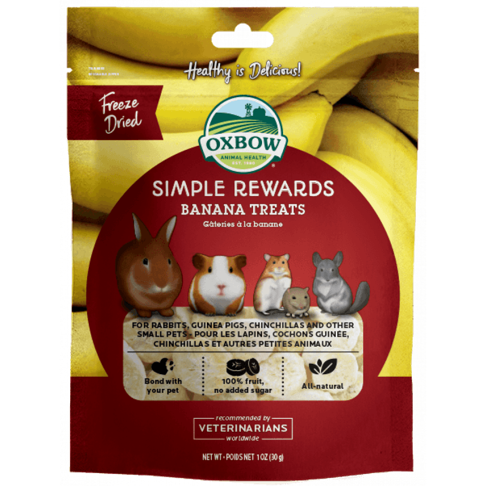 Oxbow Simple Rewards - Gâteries de bananes