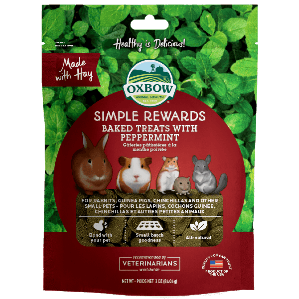 Oxbow Simple Rewards - Baked Treats with Peppermint