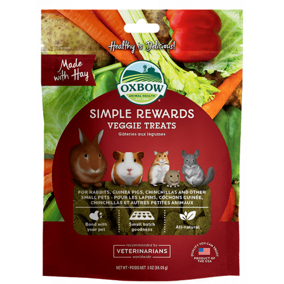 Oxbow Simple Rewards - Gâteries de légumes