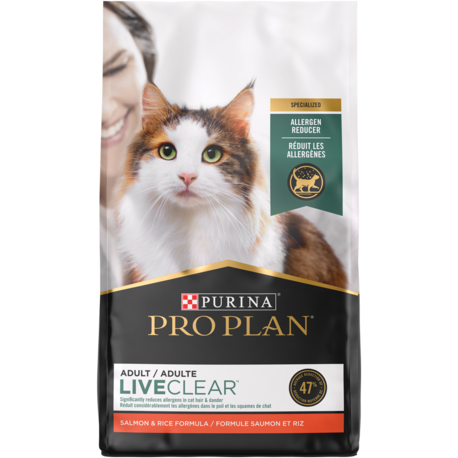 Purina® Pro Plan® LiveClear™ Allergen Reducing Salmon &amp; Rice Formula Dry Cat Food (3.18kg)