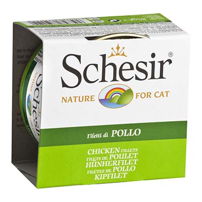 Schesir Chicken Fillets (85g) - Canned Cat Food