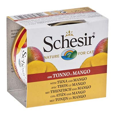 Schesir Tuna with Mango (75g) - Wet Canned Cat Food