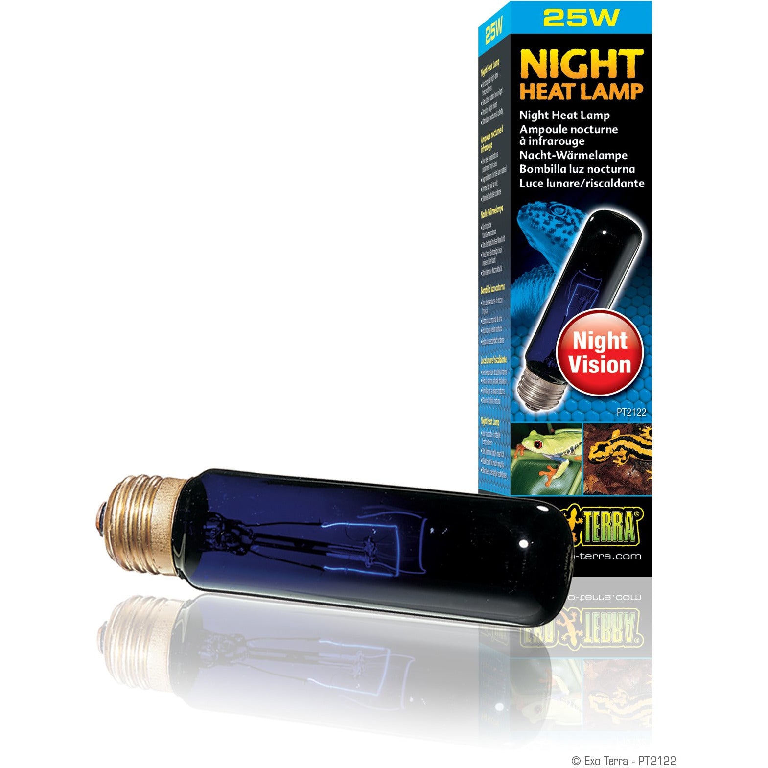 Exo Terra Night Heat Lamp T10 25 W Safari Pet Center