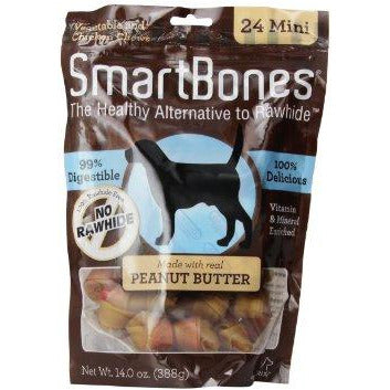 Boîte de 24 mini-beurre d&#39;arachide SmartBones