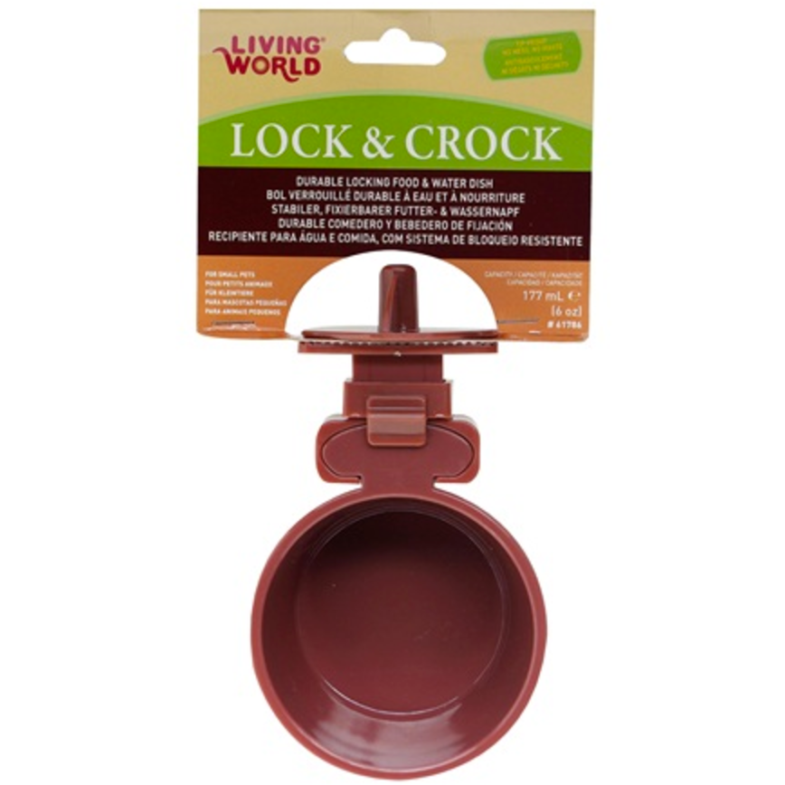 Living World Lock &amp; Crock Dish (6oz, 20oz)