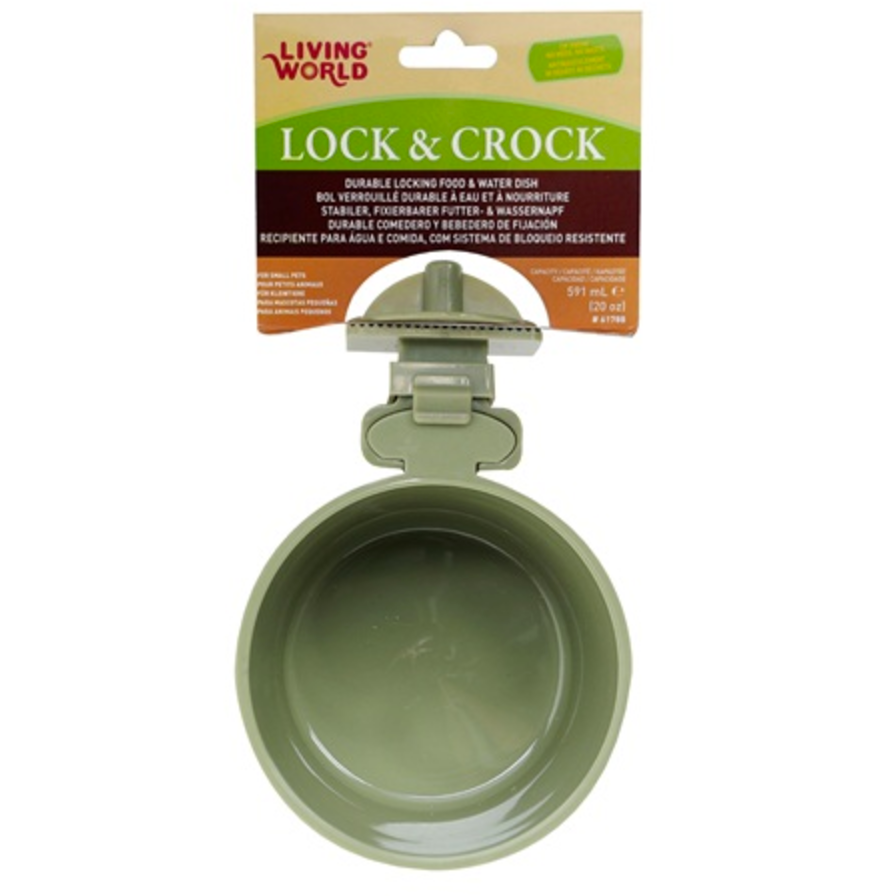 Living World Lock &amp; Crock Dish (6oz, 20oz)