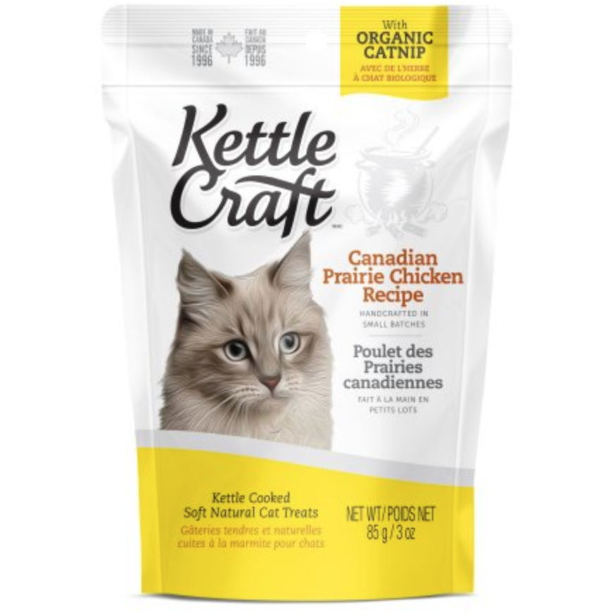 Gâteries pour chats Kettle Craft - Recette canadienne de poulet des prairies (85g)