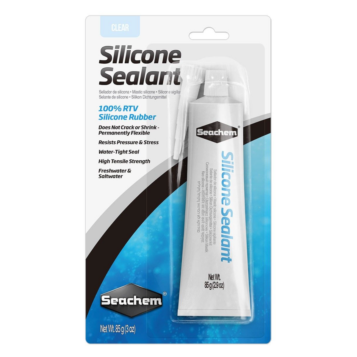 Seachem Silicone Sealant (3oz - Black or Clear)
