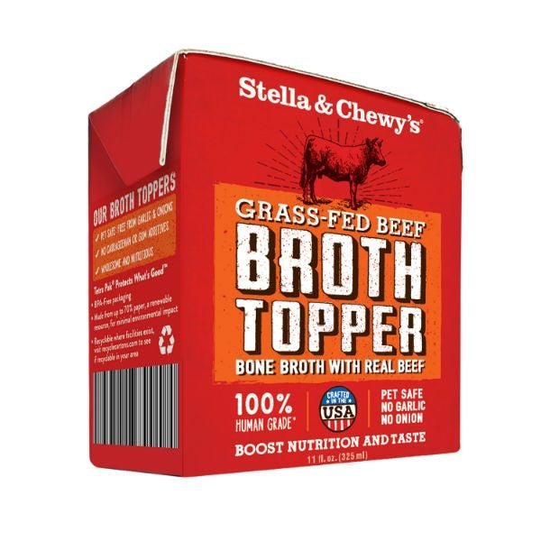 Stella &amp; Chewy&#39;s Broth Topper Grass-Fed Beef For Dogs (11oz)