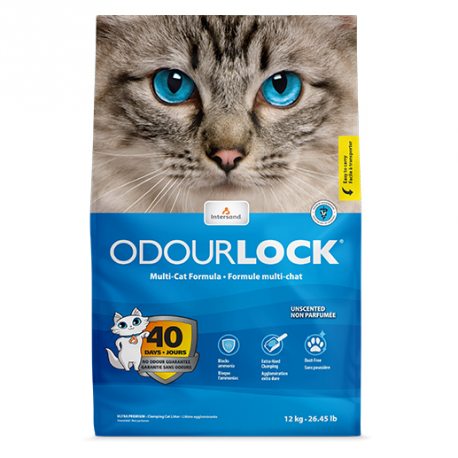 Litière pour chat Odourlock (12kg)